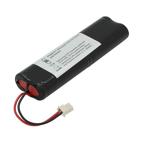Akkupack NiMH 4,8V 1600mAh L2x2 Mignon BP AA1600P mit 50mm Kabel und Stecker passend für Slendertone Optimum Tens Gerät Akkupack NiMH 4,8V 1600mAh L2x2 Mignon BP AA1600P mit 50mm Kabel und Stecker passend für Slendertone Optimum Tens Gerät