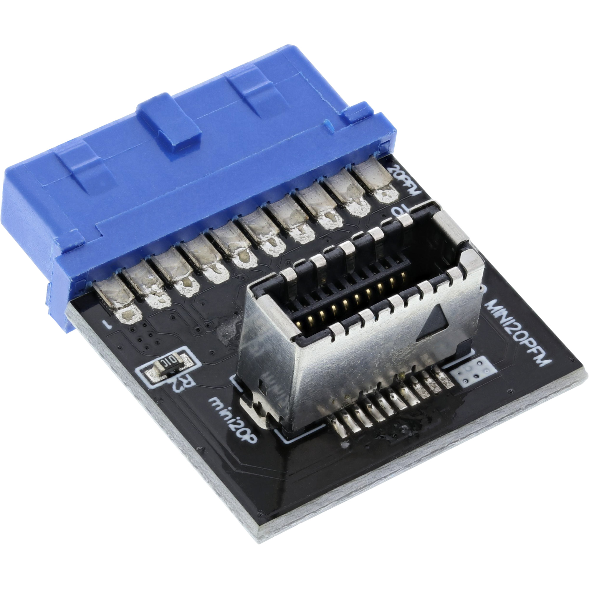 Inline® USB 3.0 zu USB 3.1 Frontpanel Key-A Adapter intern Inline® USB 3.0 zu USB 3.1 Frontpanel Key-A Adapter intern
