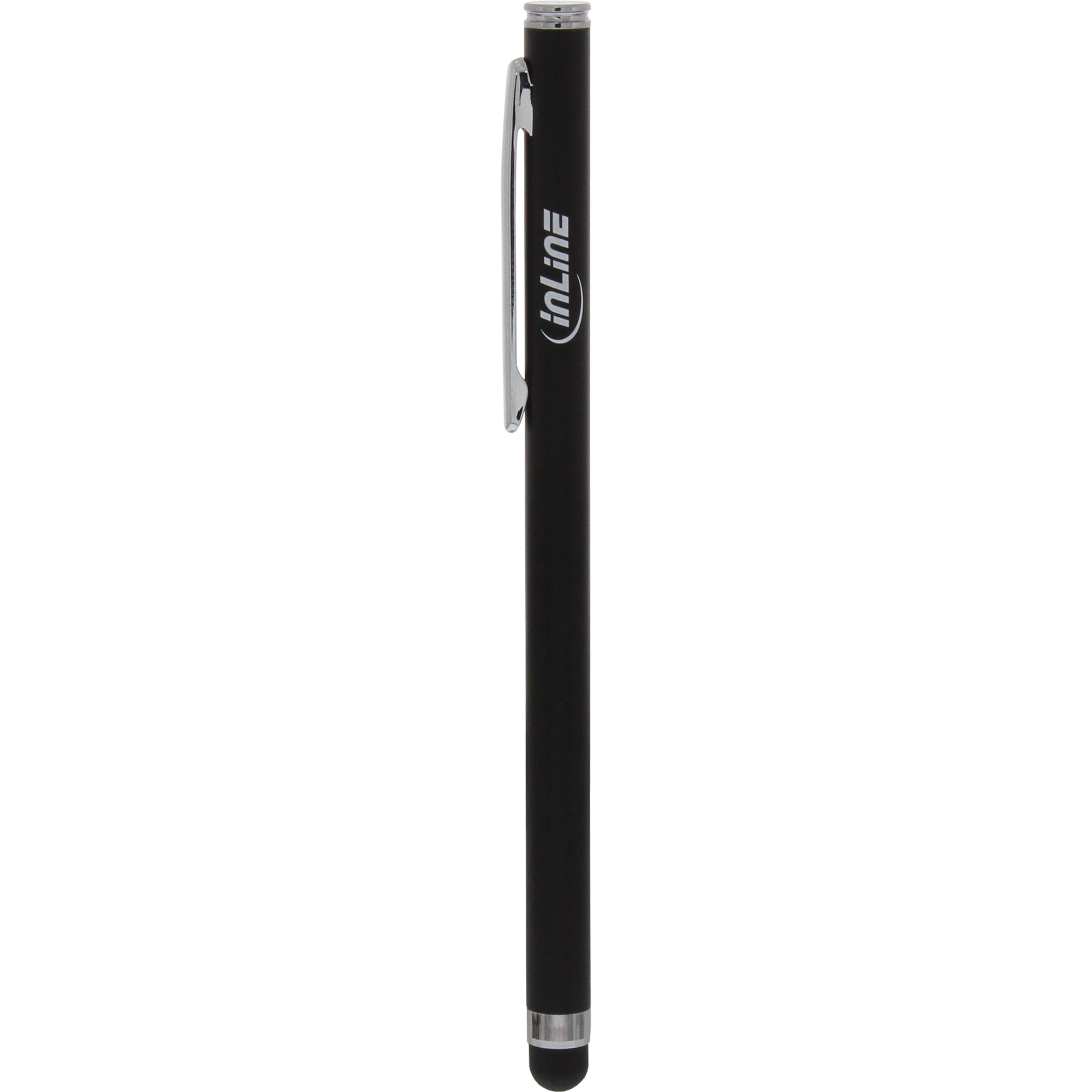 Inline® Stylus, Stift für Touchscreens von Smartphone und Tablet, schwarz