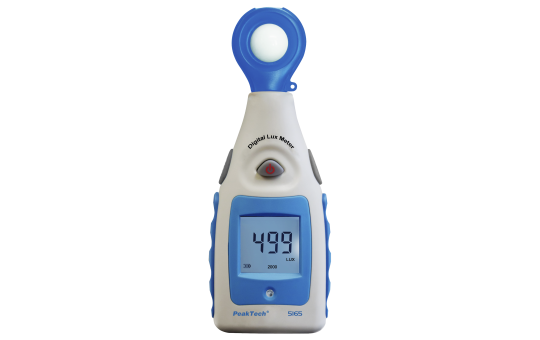Luxmeter Peaktech ''P5165'', 2000 Counts, LCD Anzeige, Hintergrunbeleuchtung