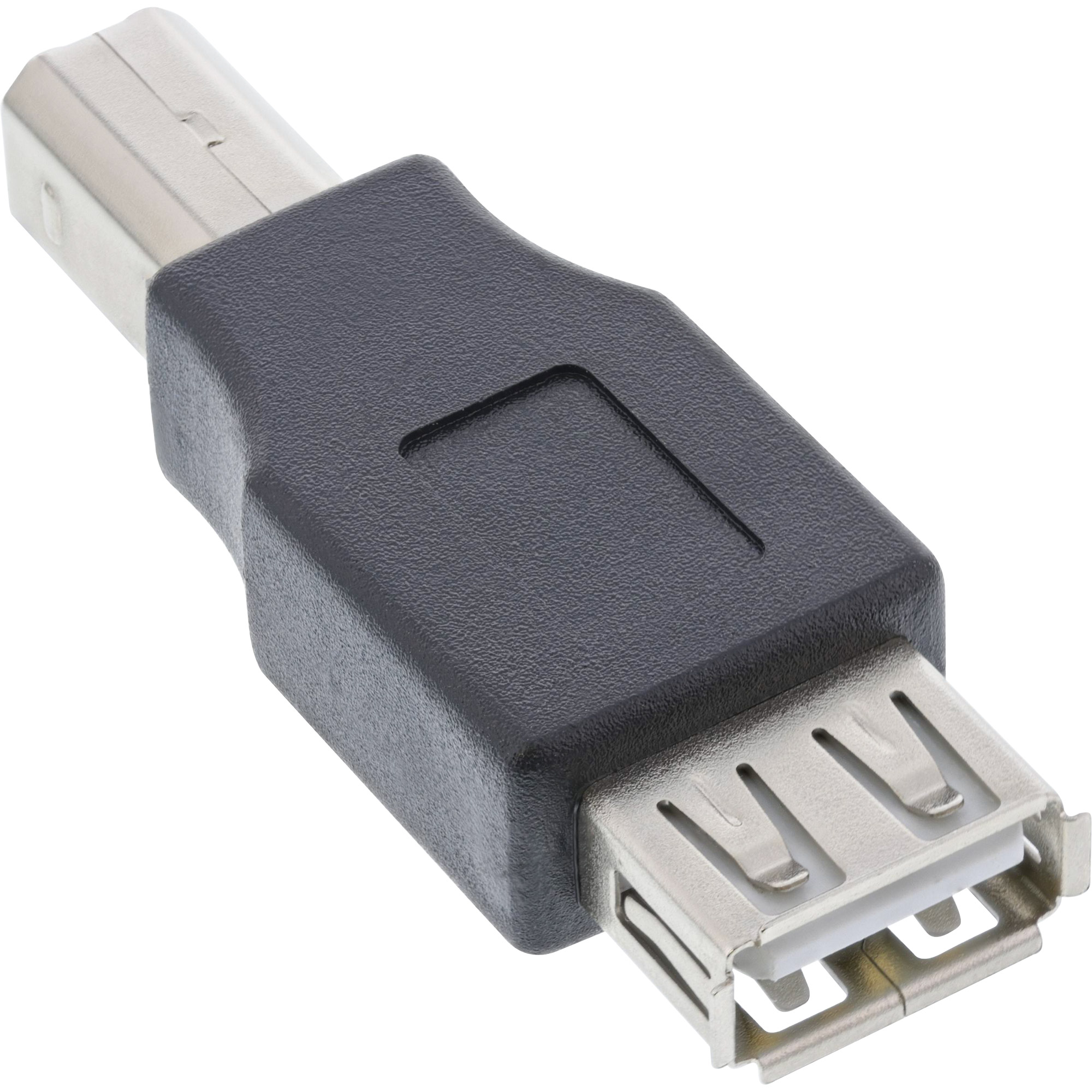 Inline® USB 2.0 Adapter, Buchse A auf Stecker B