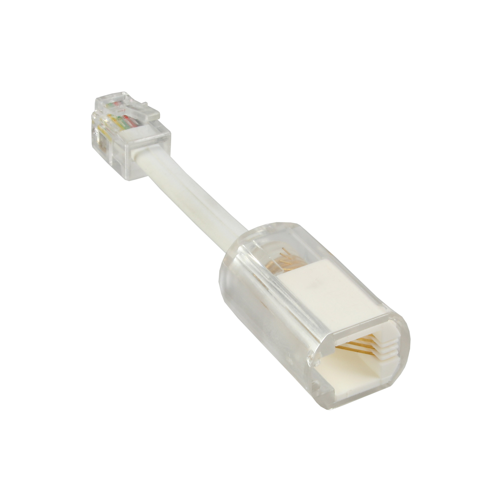 Inline® Twist-Stop, Entwirrer für Kabel von Telefonhörer, mit Kabel