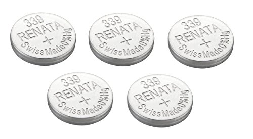 5x Renata SR614SW 339 Silberoxid Batterie 1,55 V 