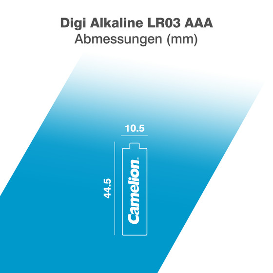 2x Camelion Digi AAA Micro LR03 Alkaline Batterie 2x Camelion Digi AAA Micro LR03 Alkaline Batterie