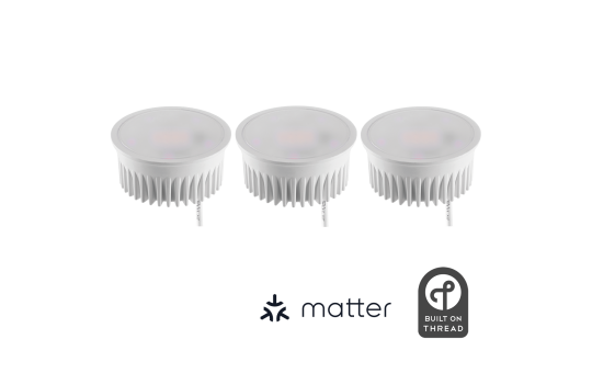 LED-Modul ITIUS, 4,8W, 500 Lumen, RGB + CCT, matter über Thread, 3er-Pack