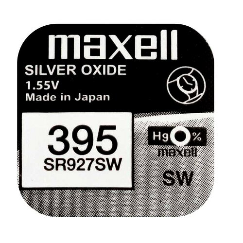 10x SR927SW SR57 395 Silberoxid Batterie Maxell 1,55 V