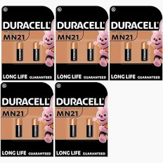10x Duracell MN21 LRV08 LR23A Alkaline 12V Batterien