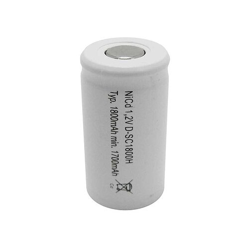 Mexcel D-SC1800H NiCd-Akku 1800mAh Sub-C hochtemperaturfähig Mexcel D-SC1800H NiCd-Akku 1800mAh Sub-C hochtemperaturfähig