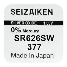 10x SR626SW SR66 377 Silberoxid Batterie Seizaiken 1,55 V
