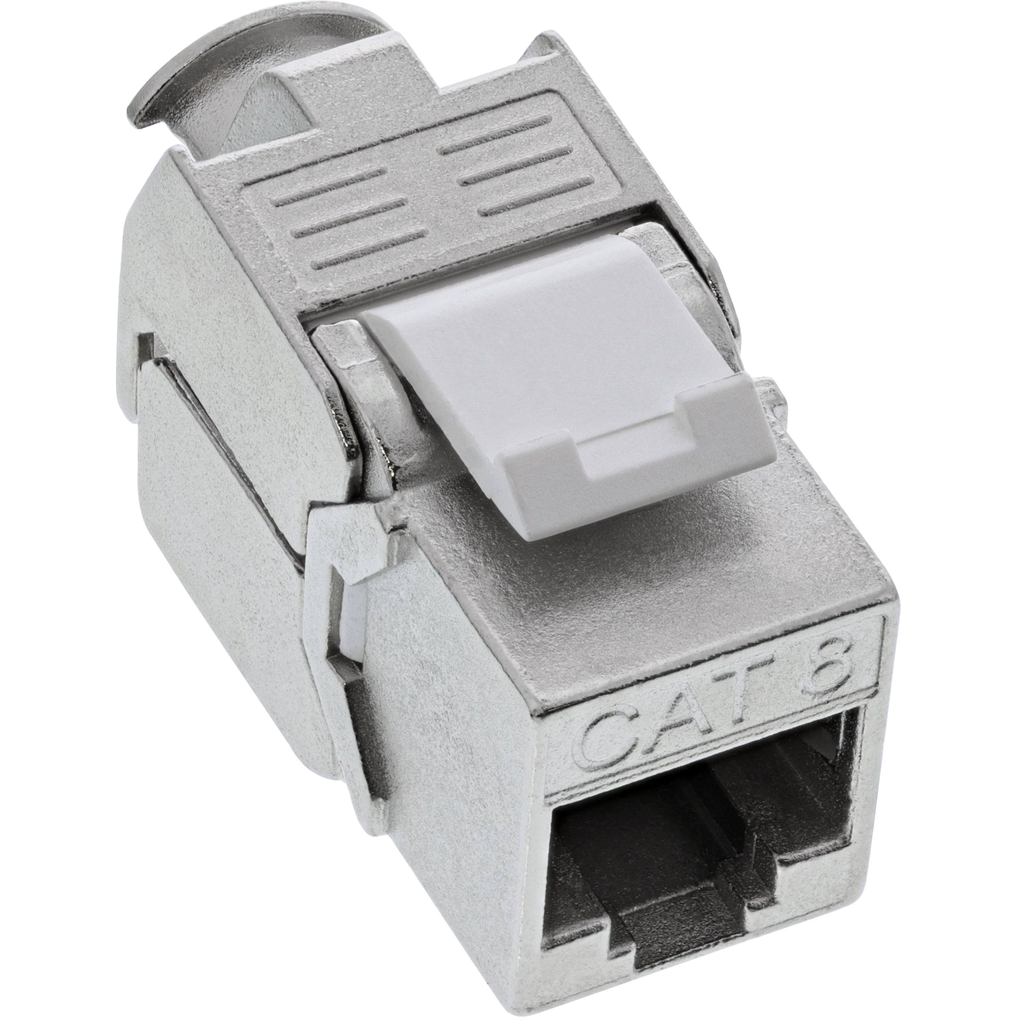 Inline® Keystone RJ45 Buchse, SNAP-In, Cat.8.1, schmale Ausführung