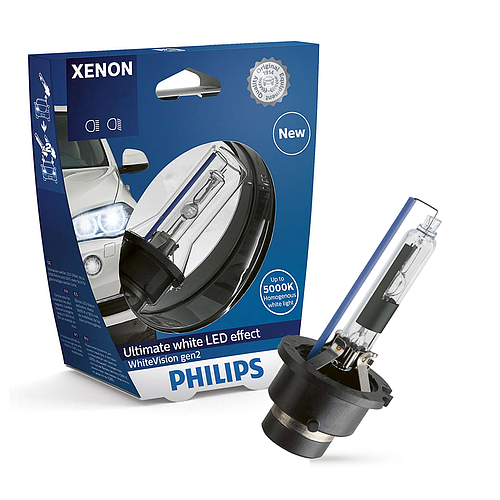 Philips D2R 85V 35W P32d-3 WhiteVision Gen2 5000K Xenon Blister