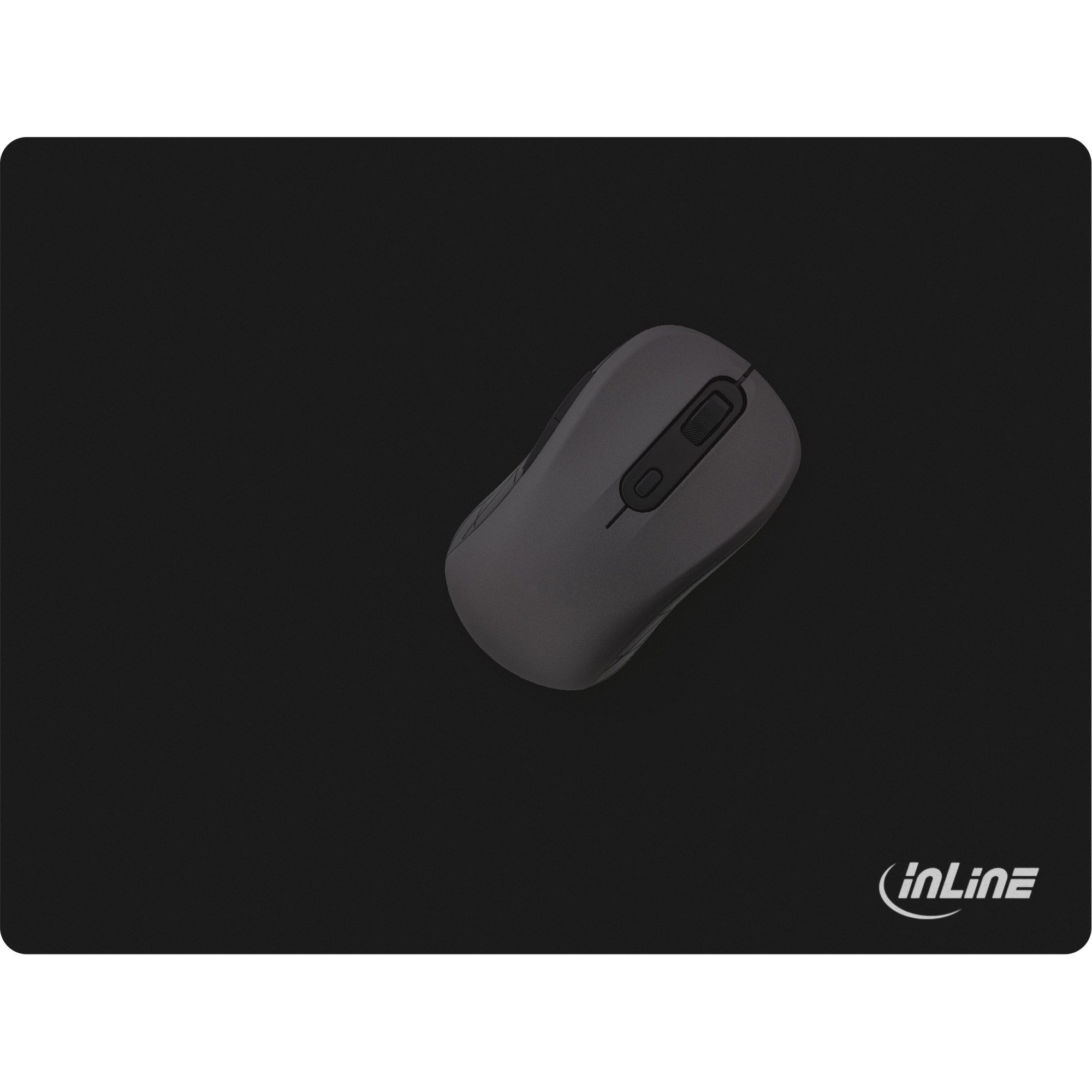 Inline® Maus-Pad, Soft Gaming Pad, 350x260x3mm, schwarz