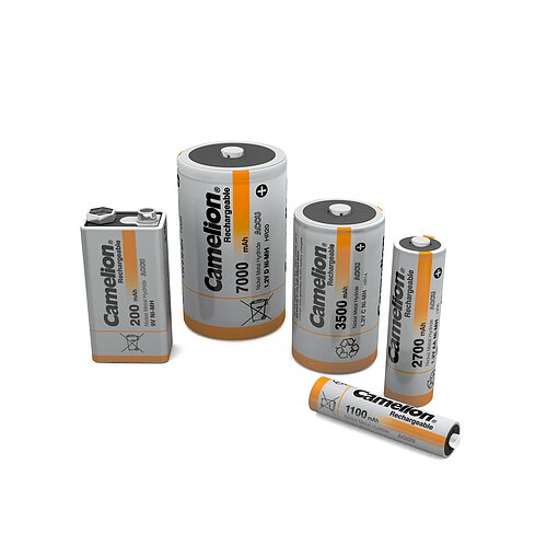 2x Camelion NiMH AAA Micro 1000mAh HR03 Classic Akku