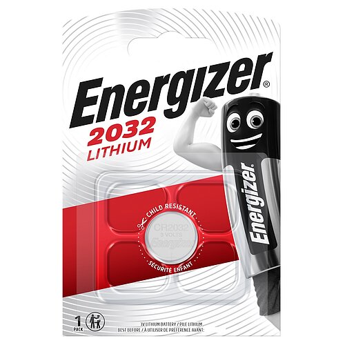 Energizer CR2032 Lithium Knopfzelle 3V Batterie - 1er Verpackung