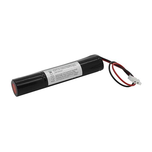 Notleuchtenakku NiCd 3,6V 1800mAh L1x3 Sub-C mit 200mm Kabel einseitig und Stecker