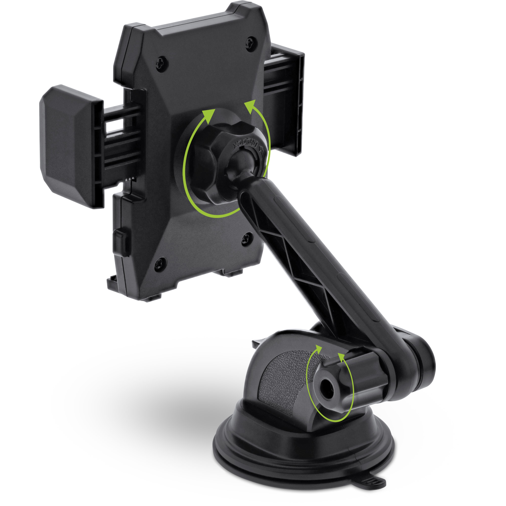 Inline® KFZ Smartphone Halterung mit Saugnapf oder für Lüftungsgitter, universal