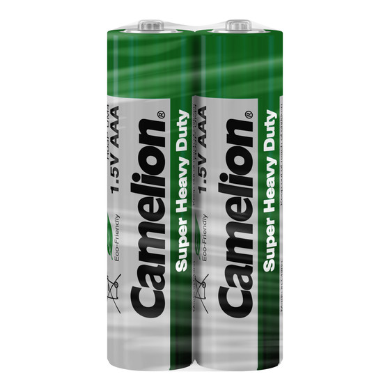 2x Camelion Super Heavy Duty AAA Micro R03 Zink Kohle Batterie - Folienverpackung 2x Camelion Super Heavy Duty AAA Micro R03 Zink Kohle Batterie - Folienverpackung
