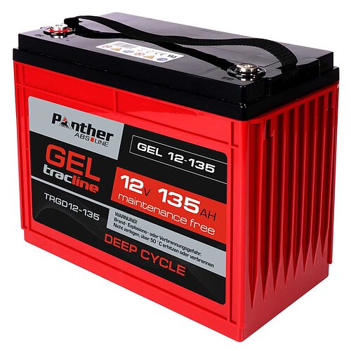 Panther tracline Gel Deep Cycle 12V 135Ah