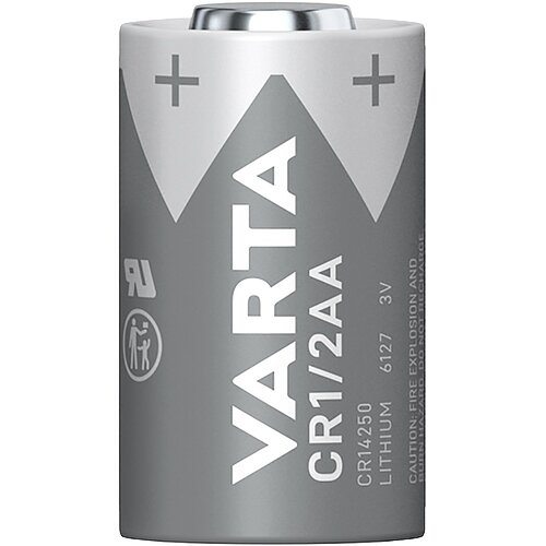 1x Varta Lithium 3V CR 1/2 AA Batterie