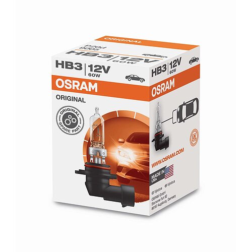 OSRAM HB3 12V 60W P20d 1 St. Original Spare Part
