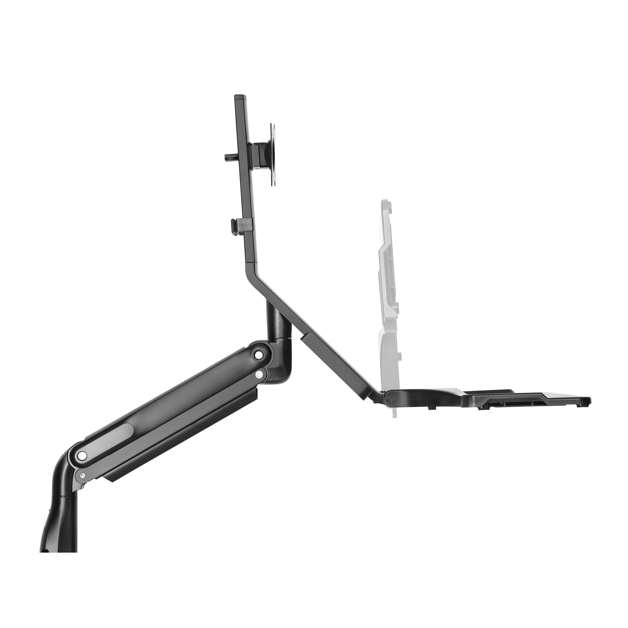 Inline® Workstation-Tischhalterung mit Lifter, beweglich, bis 81cm (32") / 9kg