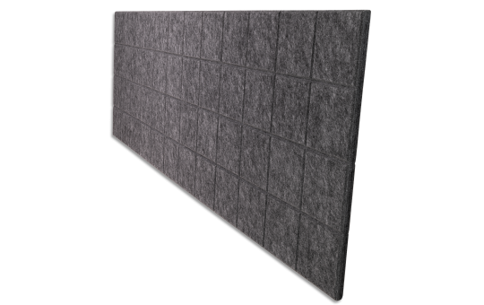 Akustik-Trennwand imstande, 120x40cm, grau, Filz Akustik-Trennwand imstande, 120x40cm, grau, Filz