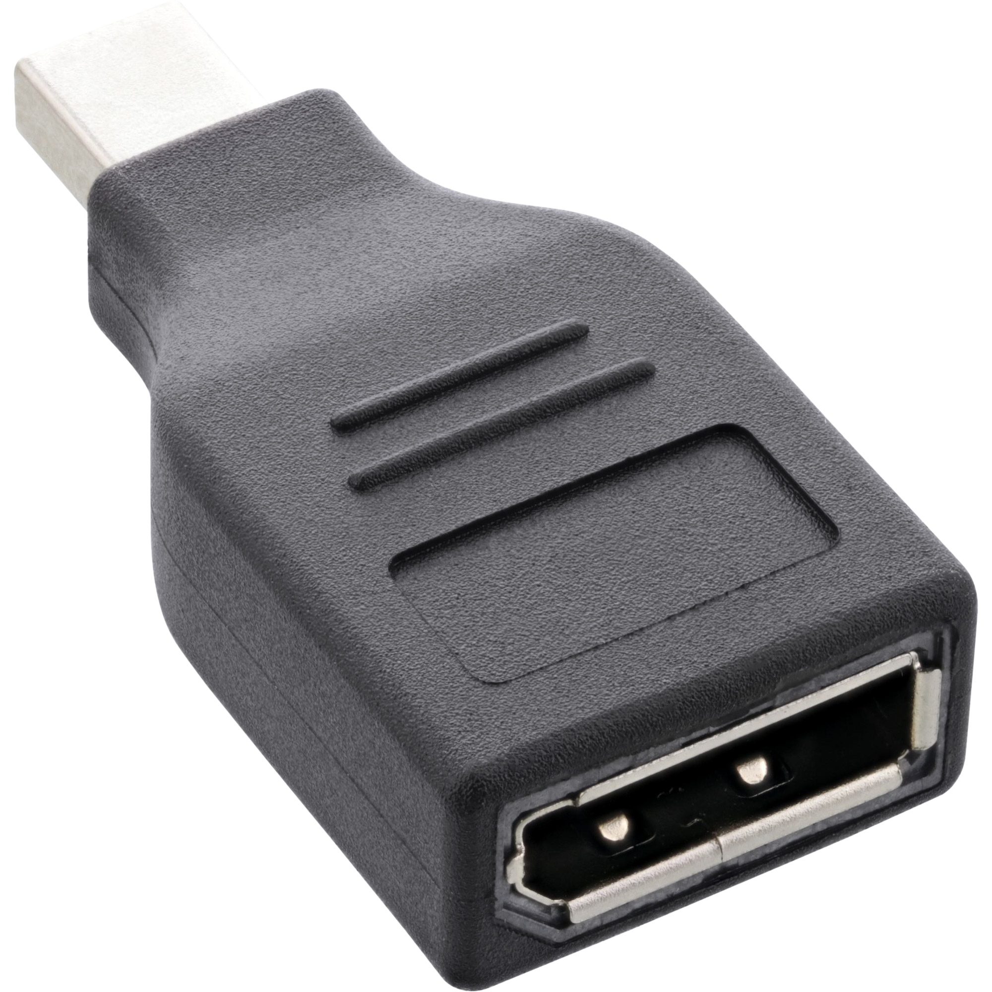 Inline® DisplayPort Adapter, mini DisplayPort Stecker auf DisplayPort Buchse, 4K