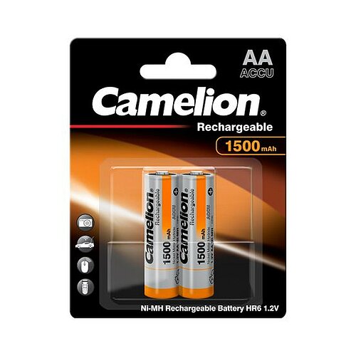 2x Camelion NiMH AA Mignon 1500mAh HR6 Classic Akku