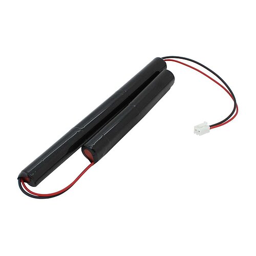 Notleuchtenakku NiMH 6,0V 3600mAh L1x2 / L1x3 A mit 200mm Kabel einseitig und Stecker Notleuchtenakku NiMH 6,0V 3600mAh L1x2 / L1x3 A mit 200mm Kabel einseitig und Stecker