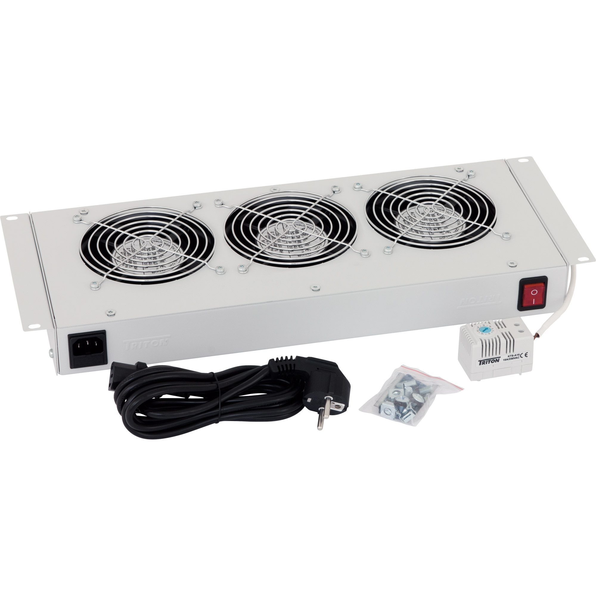 Triton RAC-CH-X26-X1 Belüftungseinheit für RBA-xxx-A6, 3 Lüfter, grau Triton RAC-CH-X26-X1 Belüftungseinheit für RBA-xxx-A6, 3 Lüfter, grau