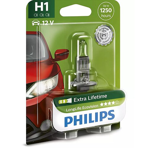 Philips H1 - P14,5s 12V 55W LongLife EcoVision
