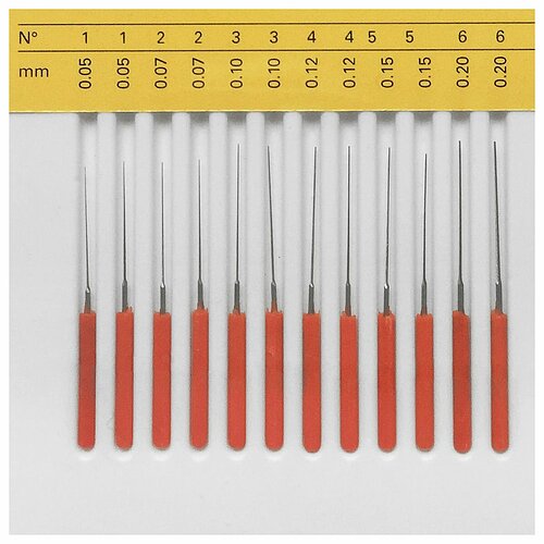 Bergeon - Zapfenreibahlen 12teilig0,05 0,20 mm - 3008 Bergeon - Zapfenreibahlen 12teilig0,05 0,20 mm - 3008