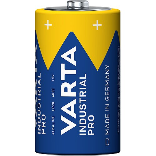 10x Varta Pro Industrial Mono D LR20 Alkaline Batterie 
