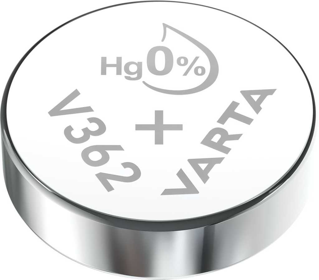 Batterie Silver Oxide, Knopfzelle, 362, SR58, 1.55V