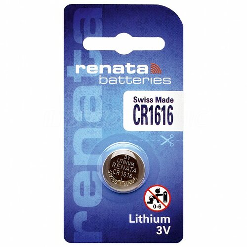 Renata CR1616 Lithium Knopfzelle 3V Batterie 