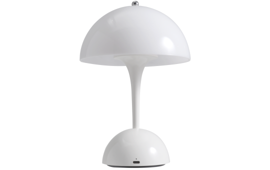 LED-Tischleuchte ROLF KERN „Stil“ 24cm, weiß, Akku, dimmbar