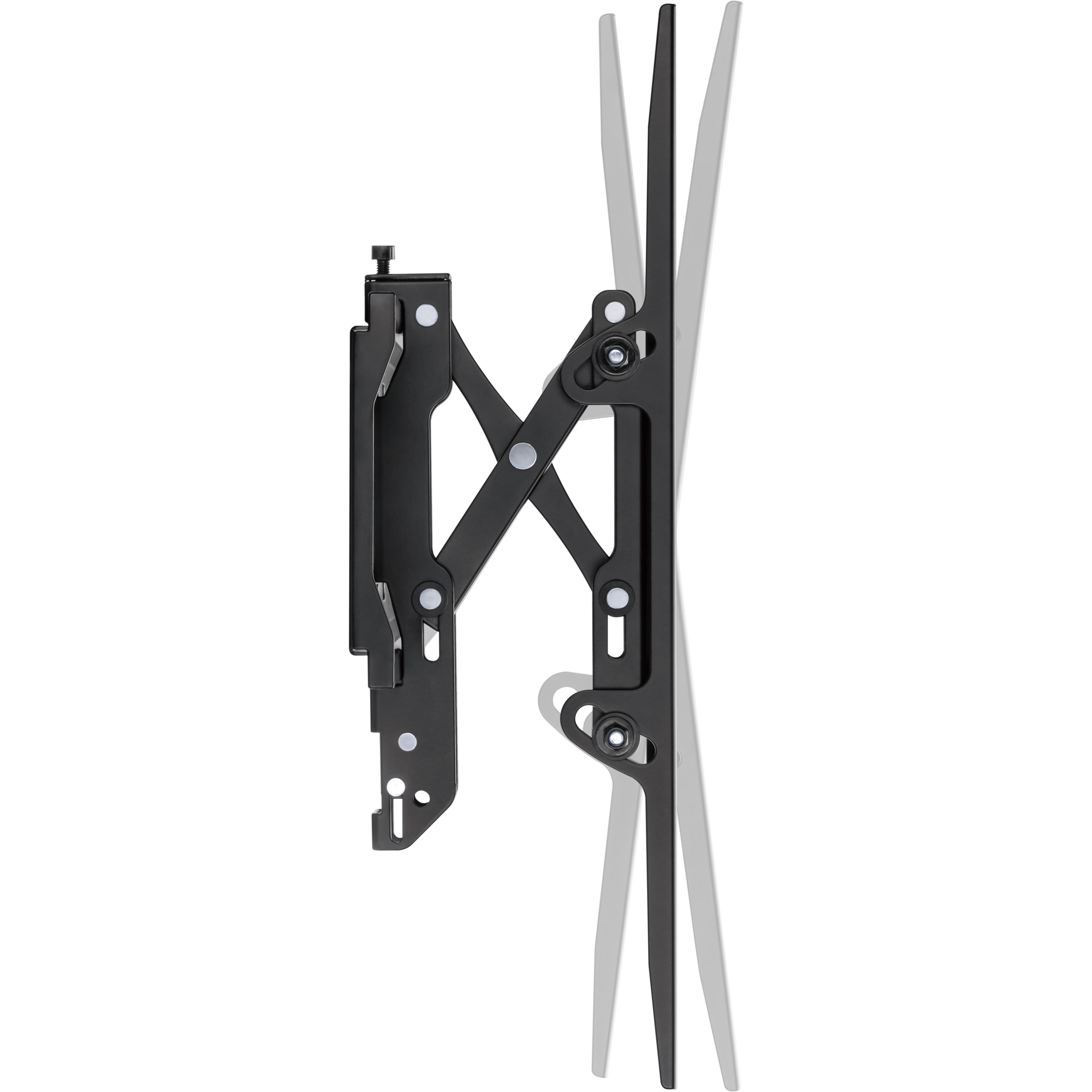Inline® Schwerlast-TV-Wandhalterung, neigbar, für Flach-TV (37-80"), max. 75kg