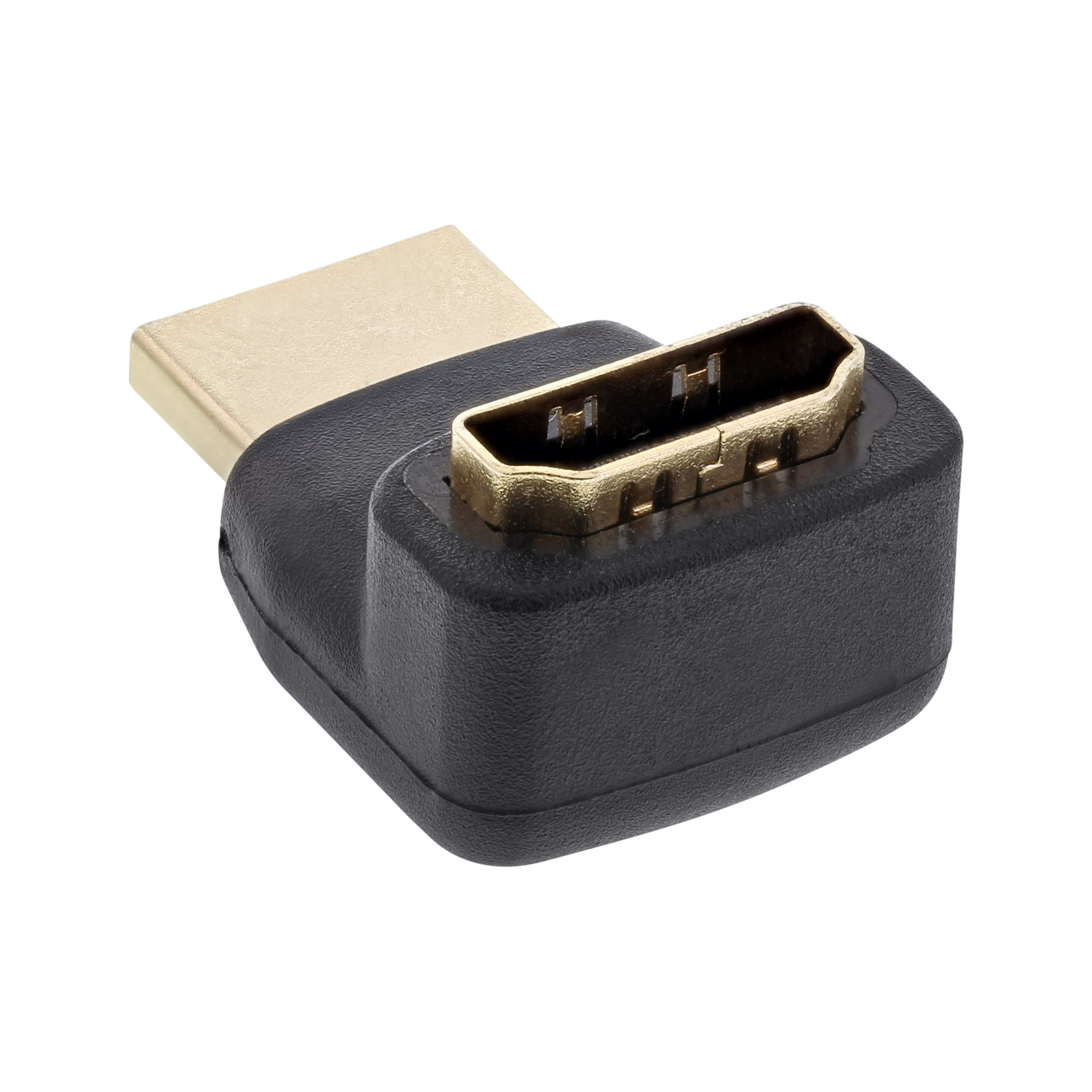 Inline® HDMI Adapter, Stecker / Buchse, gewinkelt oben, vergoldete Kontakte 4K2K Inline® HDMI Adapter, Stecker / Buchse, gewinkelt oben, vergoldete Kontakte 4K2K