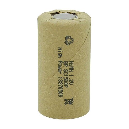 BP SC1500P NiMH-Akku 1500mAh Sub-C im Pappmantel High Power BP SC1500P NiMH-Akku 1500mAh Sub-C im Pappmantel High Power
