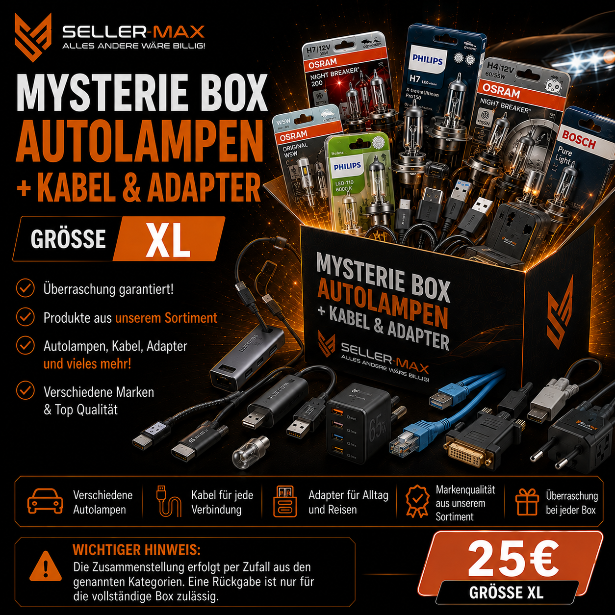 Mystery-Box-XL Autolampen Mystery-Box-XL Autolampen