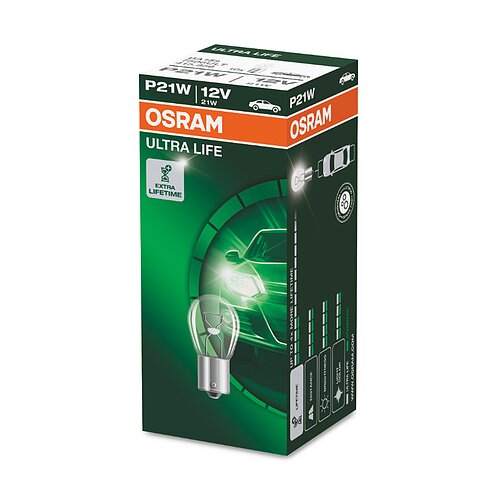 P21W 12V 21W BA15s ULTRA LIFE 1 St. Faltschachtel OSRAM