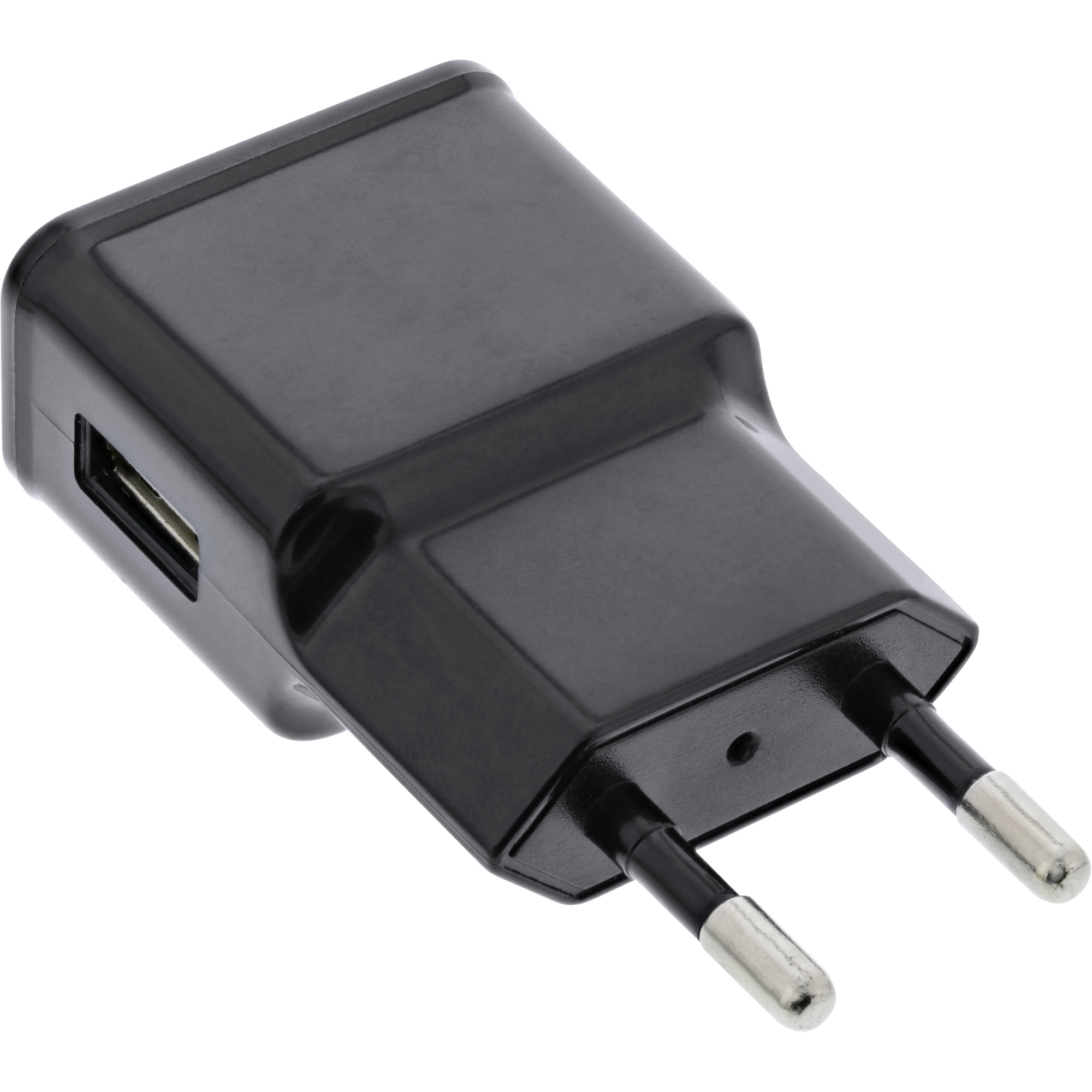 Inline® USB Ladegerät Single, Netzteil, 100-240V zu 5V/1,2A, schwarz