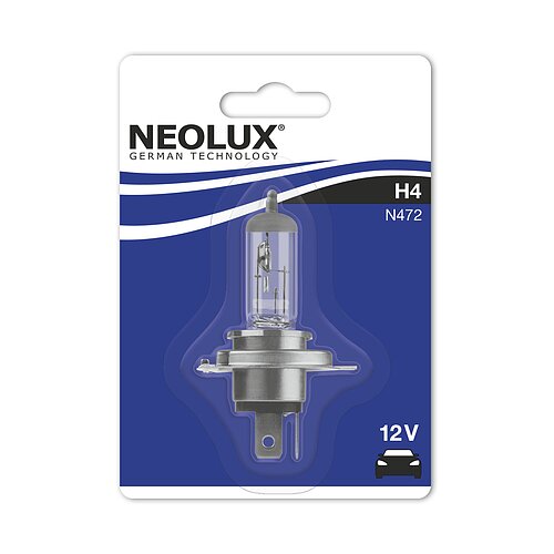 NEOLUX H4 12V 60/55W P43t 1 Stück Blister