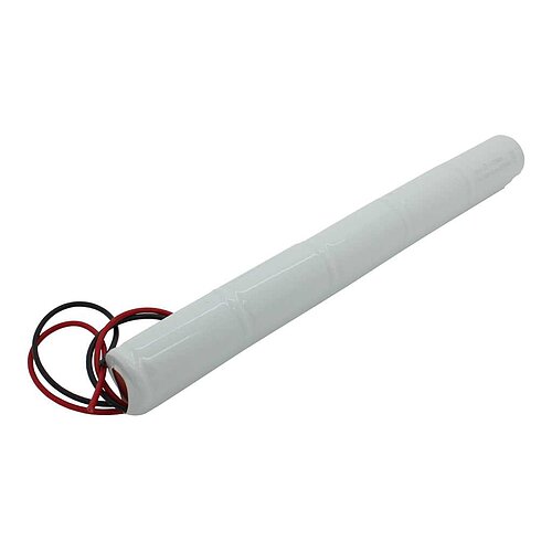 Notleuchtenakku NiCd 6,0V 2500mAh L1x5 Baby C mit 200mm Kabel einseitig Notleuchtenakku NiCd 6,0V 2500mAh L1x5 Baby C mit 200mm Kabel einseitig