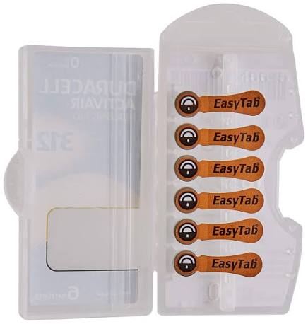 60x Typ 312 PR41 Duracell Hörgerätebatterien 1,45 V - Braun - 60 Stück 