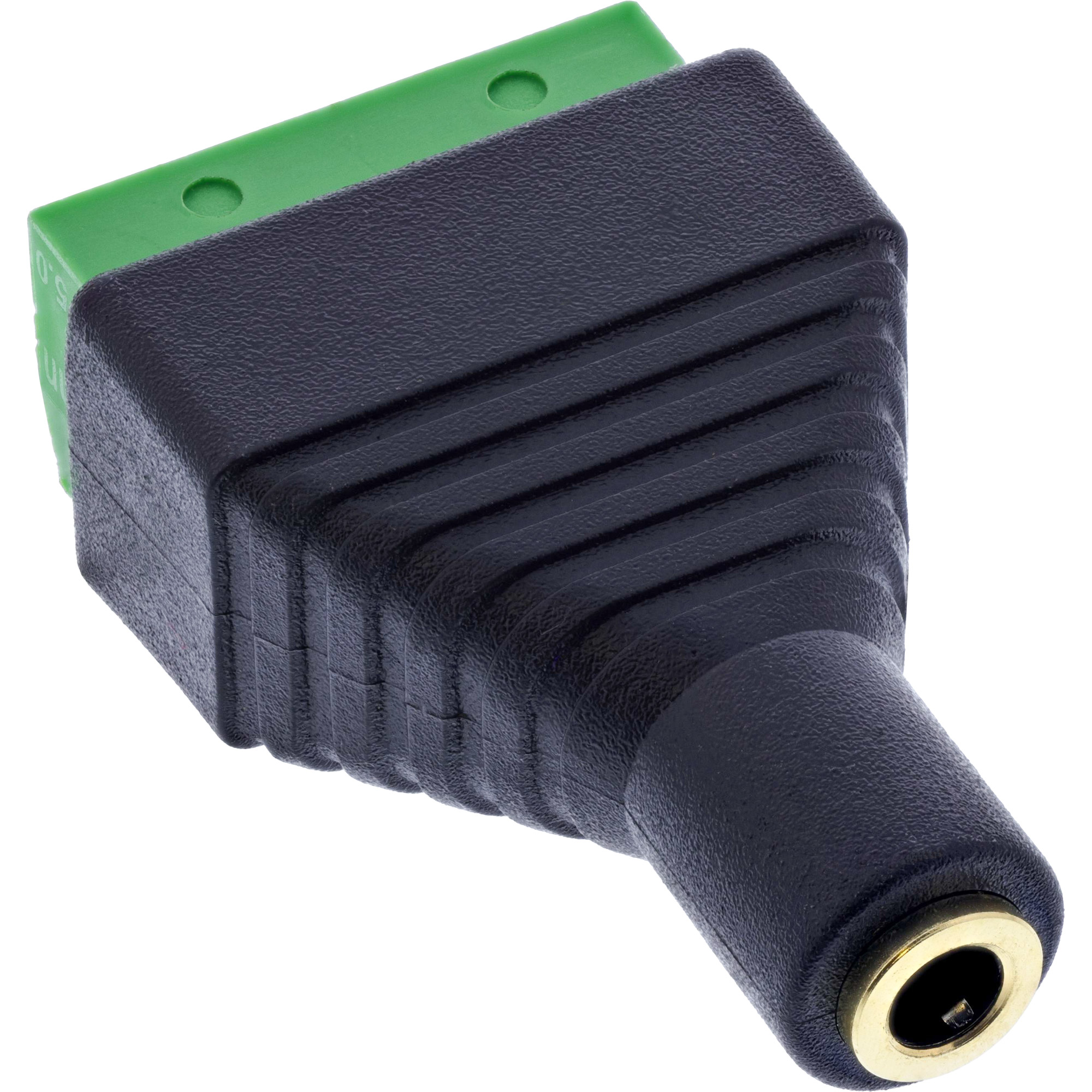 InLine® Adapter 3,5 mm Klinkebuchse 4-pol Stereo/Mikro auf Terminalblock, schwarz