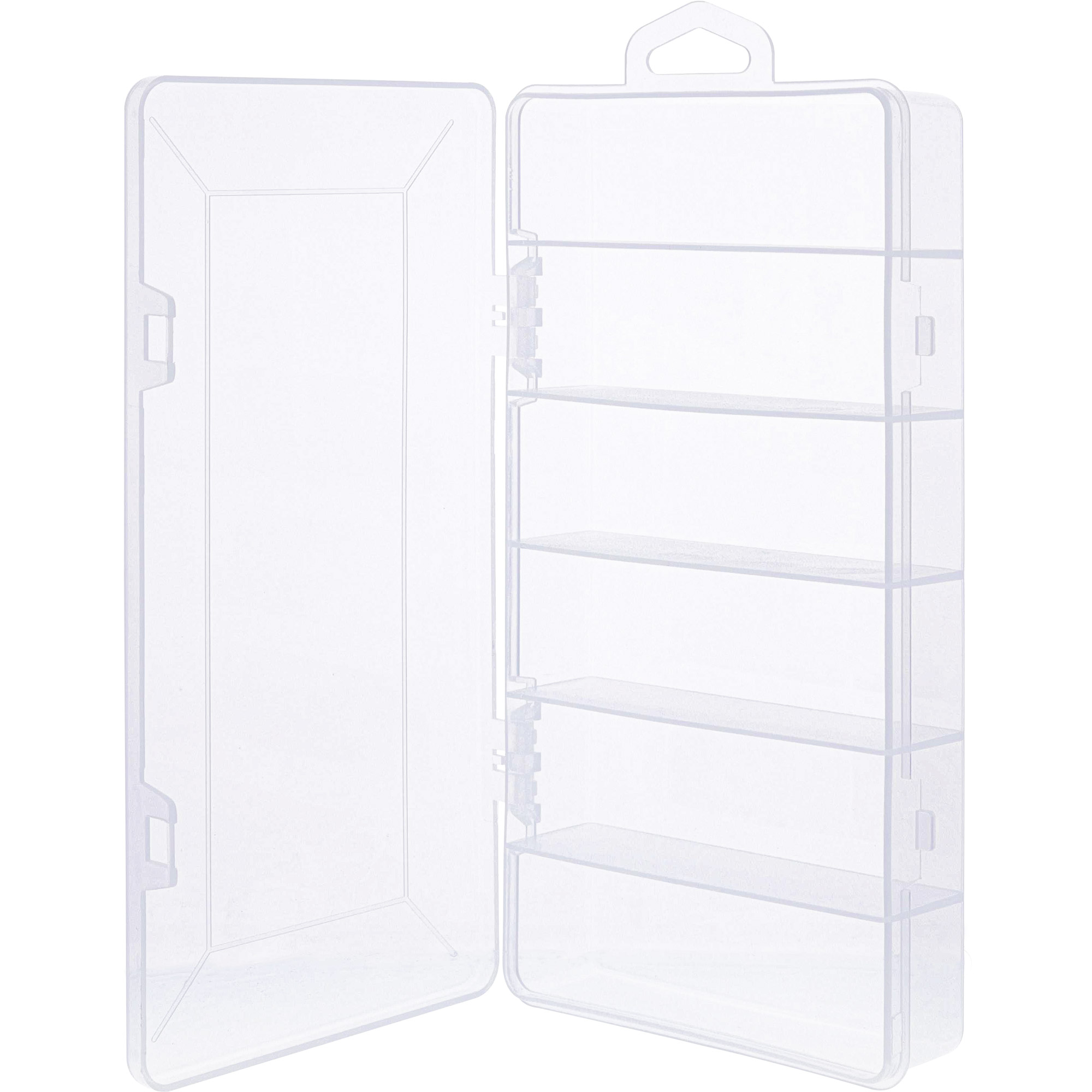 InLine® Kleinteilebox, 6 Fächer, Abmessungen: 206x107x33mm, transparent