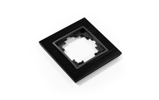 Rahmen McPower ''Flair'', 1-fach, schwarzes Aluminium