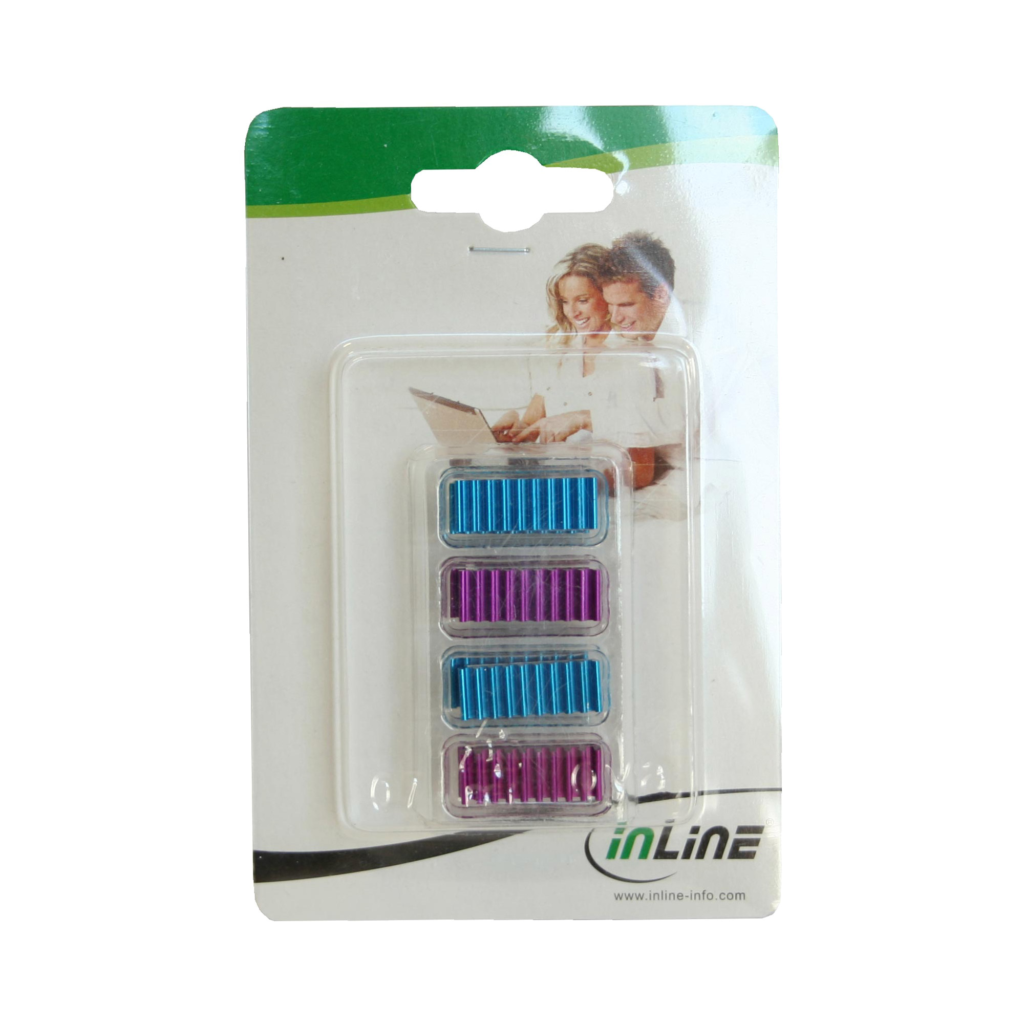 Inline® RAM-Kühler selbstklebende Kühlrippen, 8 Stück