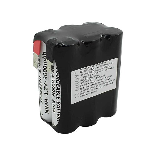 Notleuchtenakku NiMH 7,2V 3600mAh F2x3 4/3A mit Faston-Anschluß +6,3mm / -4,8mm passend für Onelux 786406054 Notleuchtenakku NiMH 7,2V 3600mAh F2x3 4/3A mit Faston-Anschluß +6,3mm / -4,8mm passend für Onelux 786406054